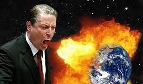 Al Gore breathing fire